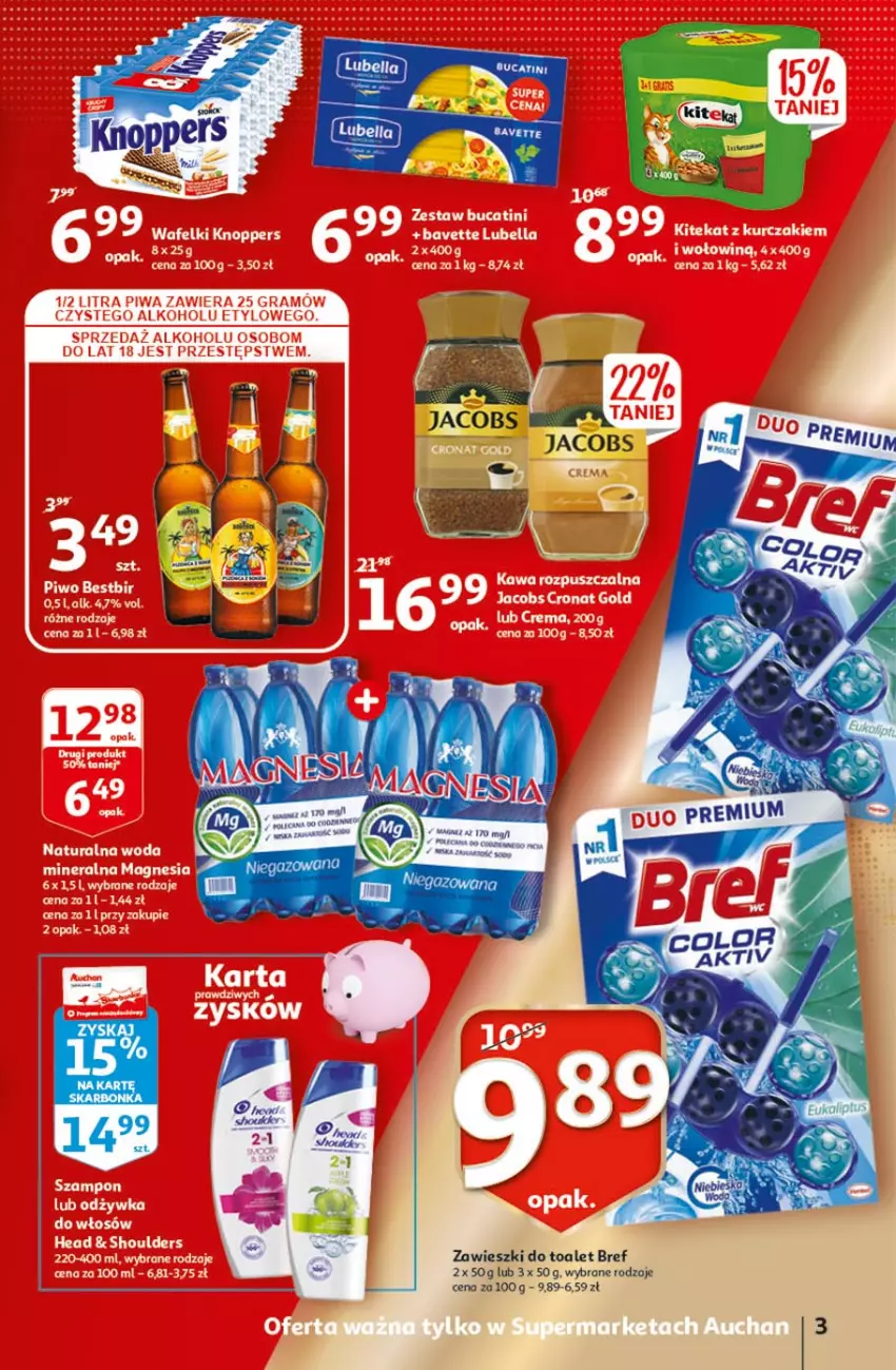 Gazetka promocyjna Auchan - 25 Urodziny #1 Supermarkety - ważna 22.04 do 28.04.2021 - strona 3 - produkty: Bref, Zawieszki