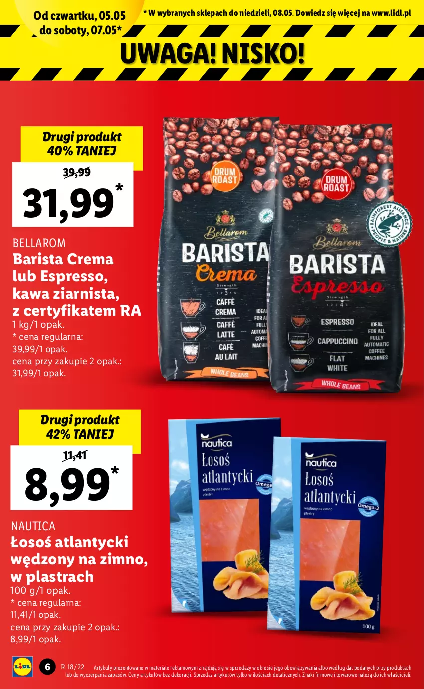 Gazetka promocyjna Lidl - GAZETKA - ważna 05.05 do 07.05.2022 - strona 6 - produkty: Bell, Bella, Kawa, Kawa ziarnista, Waga