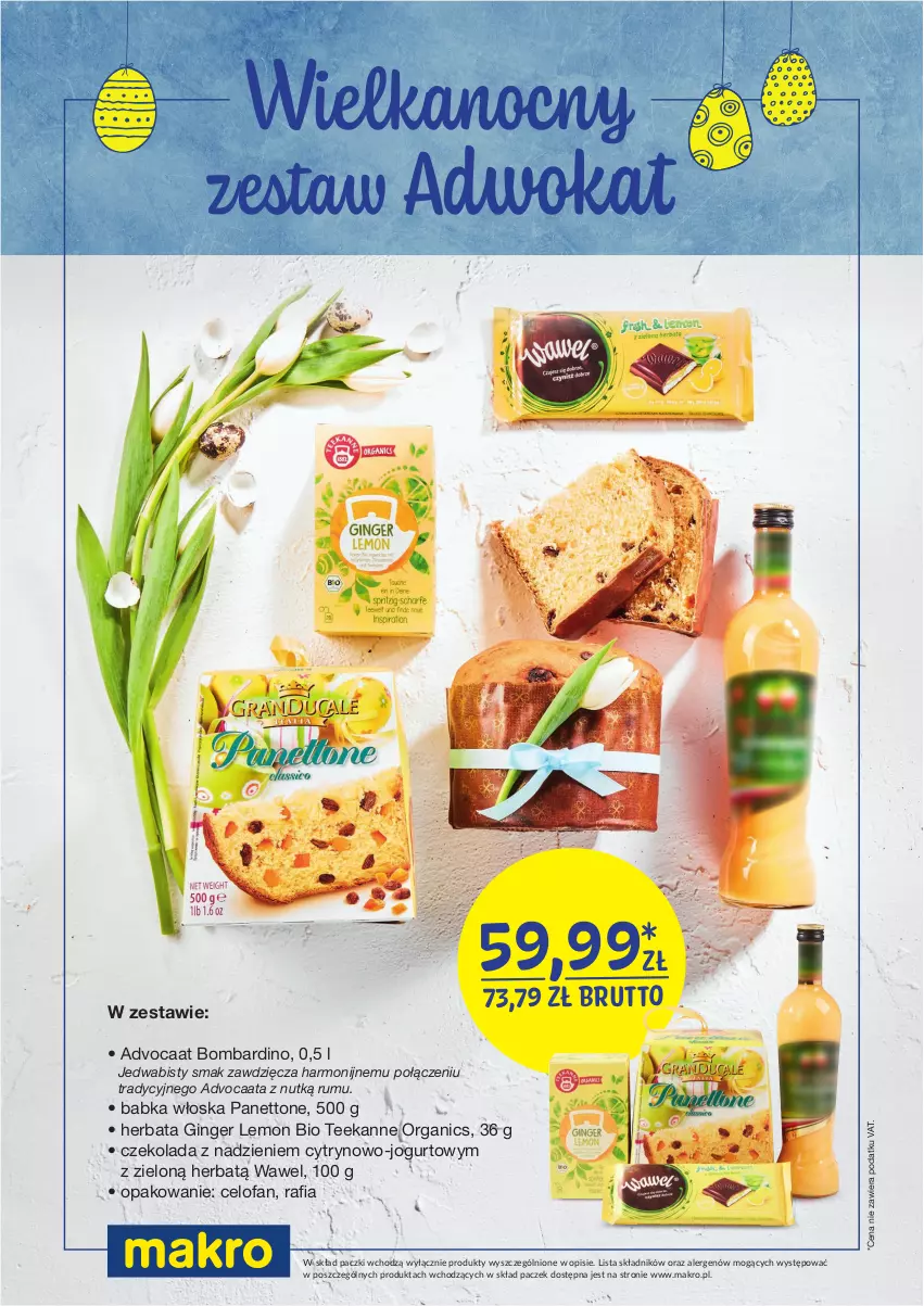 Gazetka promocyjna Makro - [Oferta specjalna] Prezenty na Wielkanoc - gotowe zestawy świąteczne - ważna 01.03 do 02.04.2021 - strona 2 - produkty: Advocaat, Babka, Czekolada, Fa, Gin, Herbata, Jogurt, Rum, Teekanne, Wawel