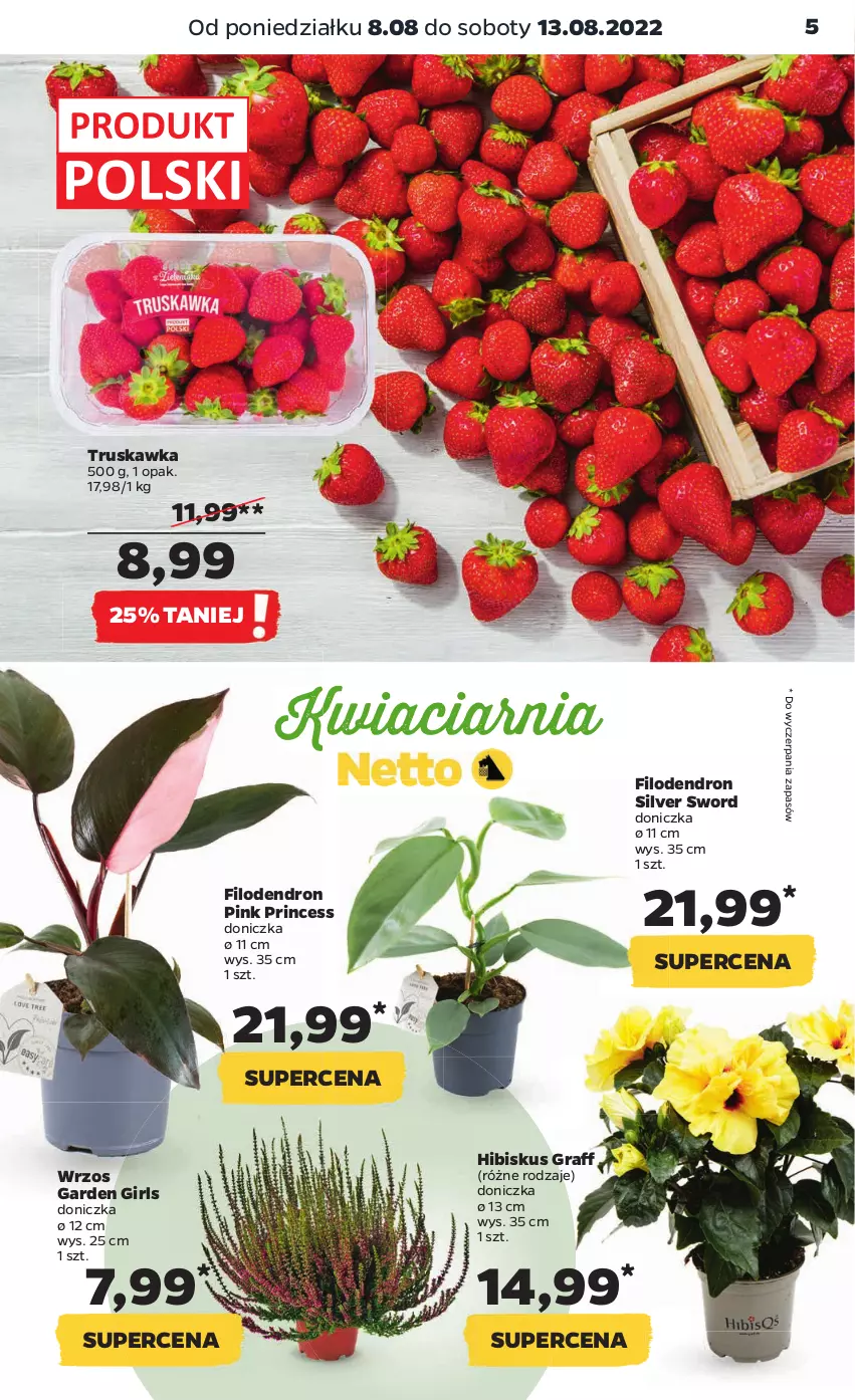 Gazetka promocyjna Netto - Artykuły spożywcze - ważna 08.08 do 13.08.2022 - strona 5 - produkty: Dron, Gra, Hibiskus