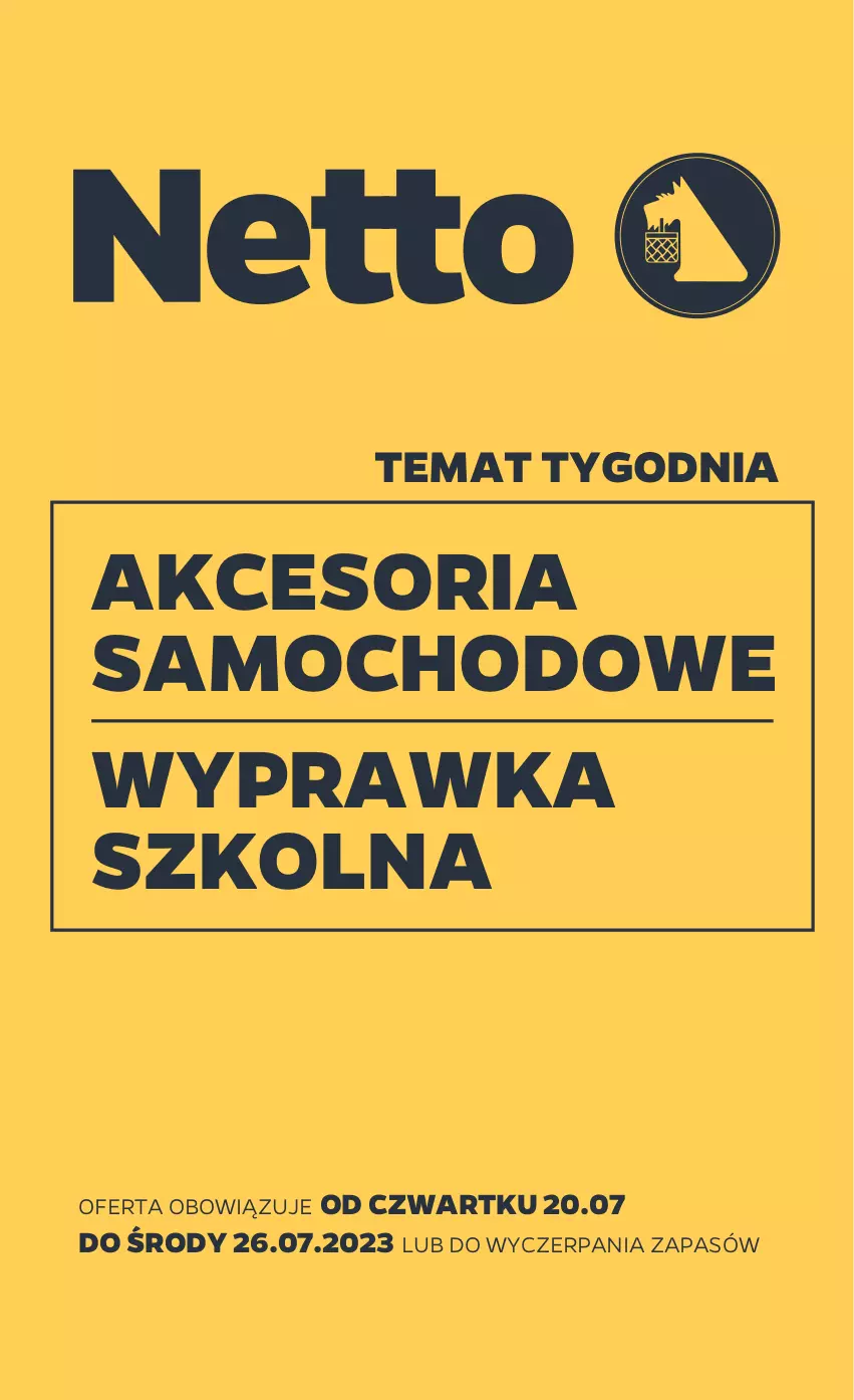 Gazetka promocyjna Netto - Akcesoria i dodatki - ważna 20.07 do 26.07.2023 - strona 1