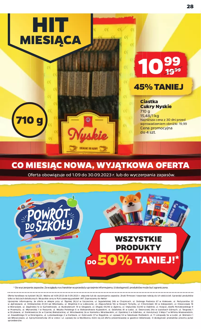 Gazetka promocyjna Netto - Akcesoria i dodatki - ważna 04.09 do 09.09.2023 - strona 4 - produkty: Ciastka, Fa, Gra, Kujawski, Podlaski, Sok, Stock, Top