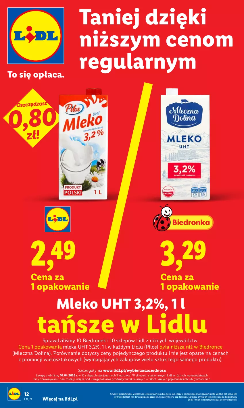 Gazetka promocyjna Lidl - Gazetka ważna od 23.04 do 26.04 - ważna 23.04 do 26.04.2026 - strona 12 - produkty: Dron, Gra, Mleko, Pilos, Por, Rama