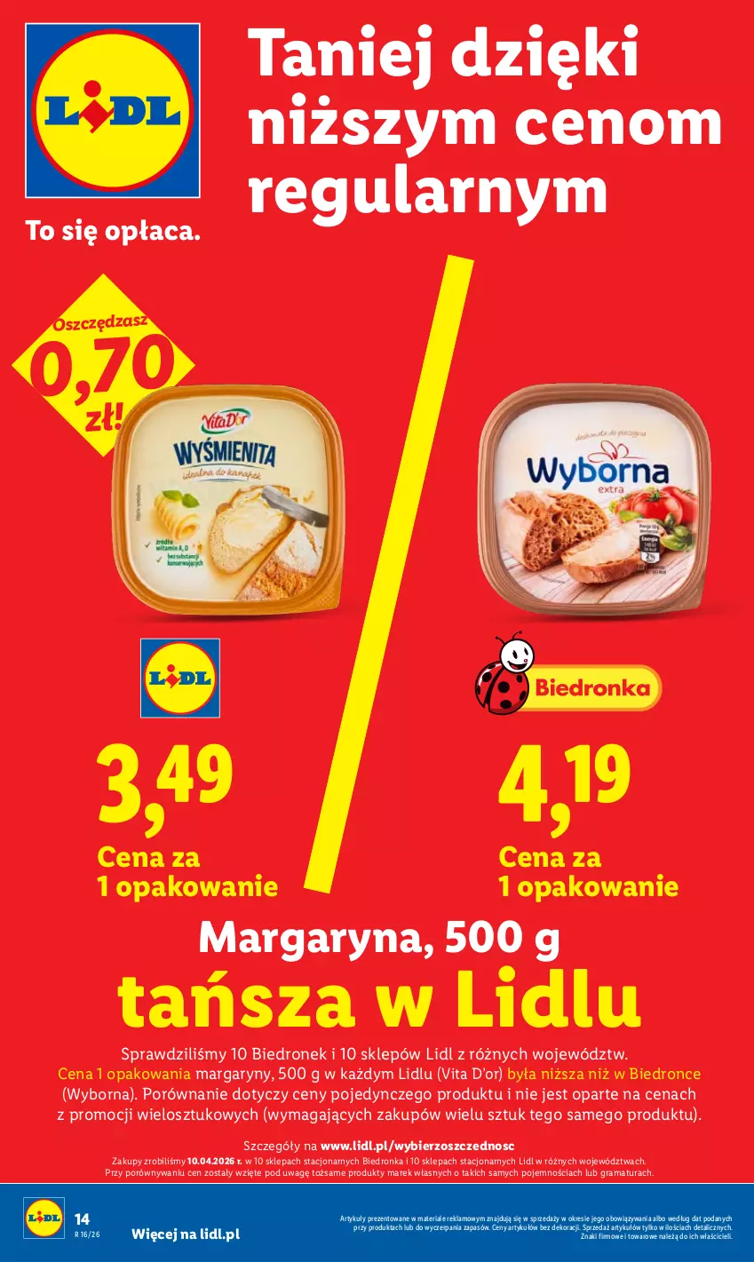 Gazetka promocyjna Lidl - Gazetka ważna od 23.04 do 26.04 - ważna 23.04 do 26.04.2026 - strona 14 - produkty: Dron, Gra, Margaryna, Por, Rama