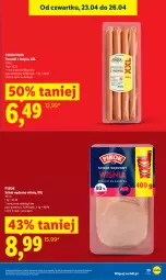 Gazetka promocyjna Lidl - Gazetka ważna od 23.04 do 26.04 - Gazetka - ważna od 26.04 do 26.04.2026 - strona 25 - produkty: Pur, Parówki, Parówki z indyka, PIKOK