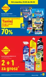 Gazetka promocyjna Lidl - Gazetka ważna od 23.04 do 26.04 - Gazetka - ważna od 26.04 do 26.04.2026 - strona 35 - produkty: Domestos, Cif, Finish