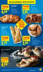 Gazetka promocyjna Lidl - Gazetka ważna od 23.04 do 26.04 - Gazetka - ważna od 26.04 do 26.04.2026 - strona 47 - produkty: Ser, Hot dog, Bagietka, Gouda