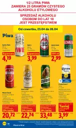 Gazetka promocyjna Lidl - Gazetka ważna od 23.04 do 26.04 - Gazetka - ważna od 26.04 do 26.04.2026 - strona 68 - produkty: Piwa, Warka, Corona Extra, Kozel
