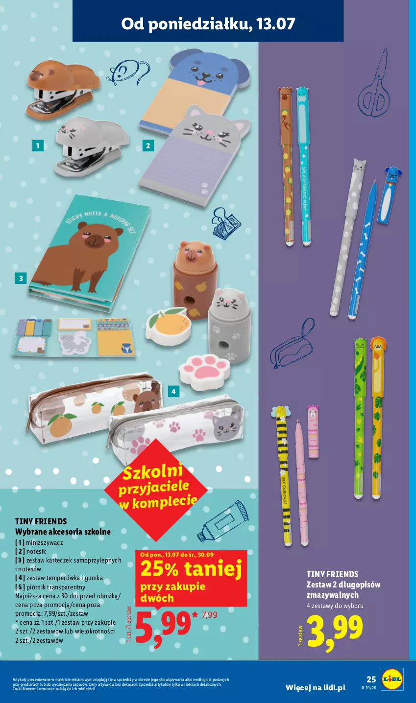 Gazetka promocyjna Lidl - Katalog ważny od 13.07 - ważna 13.07 do 18.07.2026 - strona 27 - produkty: Długopis, Mop, Piórnik, Tran
