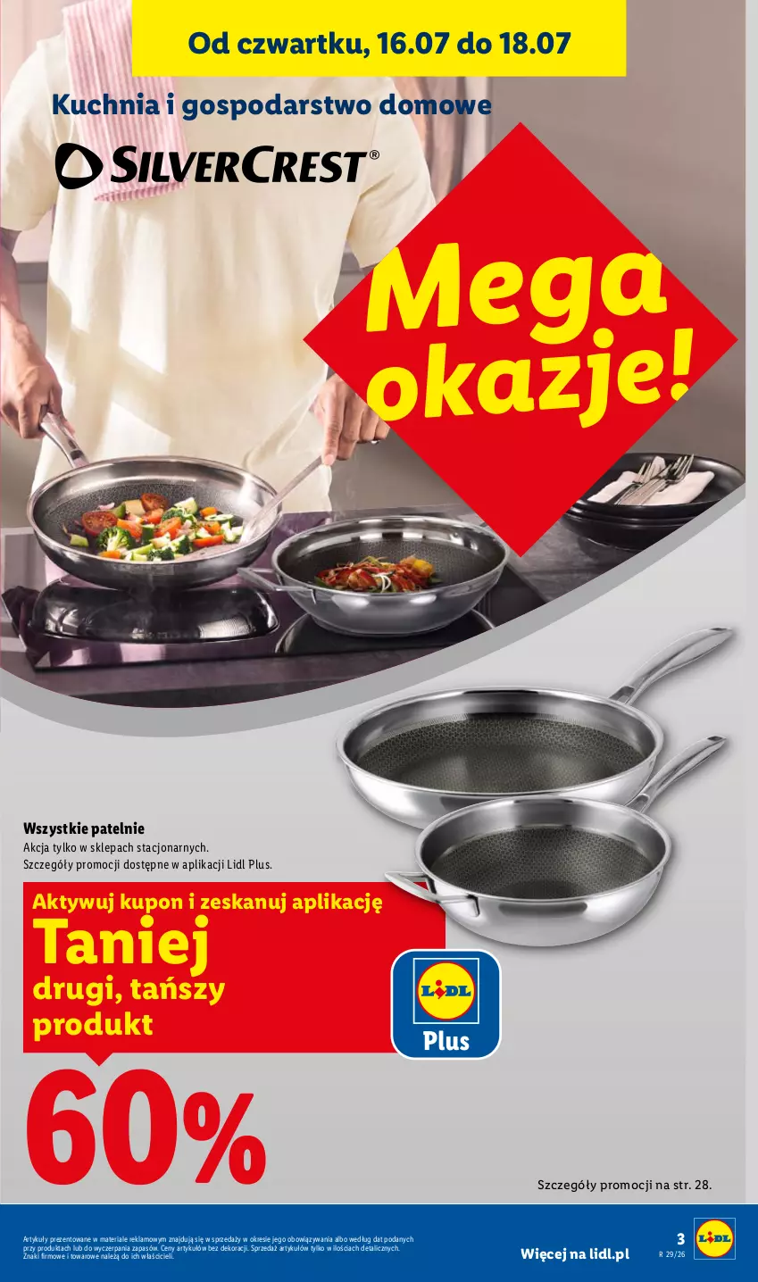 Gazetka promocyjna Lidl - Katalog ważny od 13.07 - ważna 13.07 do 18.07.2026 - strona 3 - produkty: Kuchnia