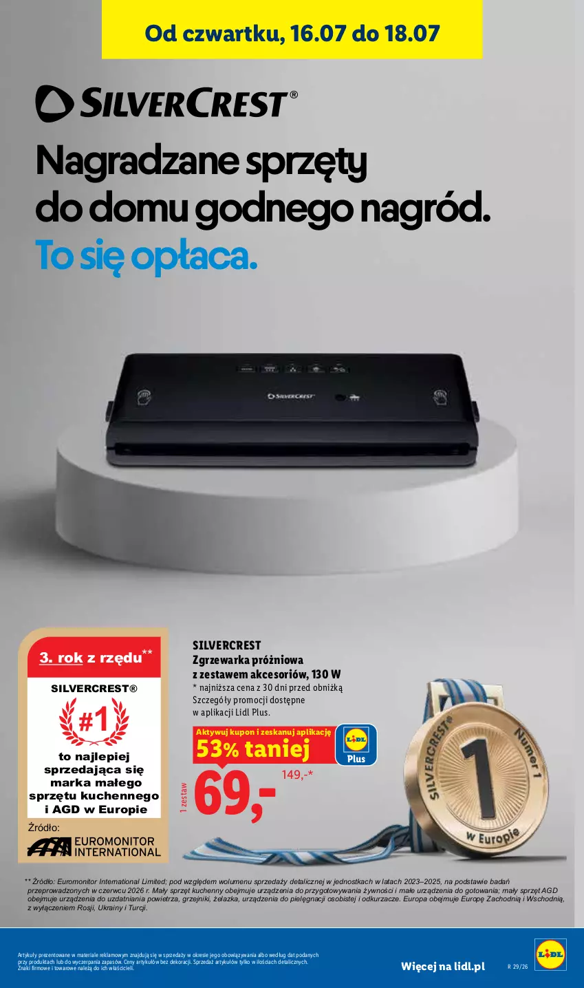 Gazetka promocyjna Lidl - Katalog ważny od 13.07 - ważna 13.07 do 18.07.2026 - strona 33 - produkty: Gra, Grzejnik, Monitor, Odkurzacz, Odkurzacze, Silvercrest, Warka