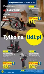 Gazetka promocyjna Lidl - Katalog ważny od 13.07 - Gazetka - ważna od 18.07 do 18.07.2026 - strona 30 - produkty: Parkside, Tarka, Ogród, Akumulator