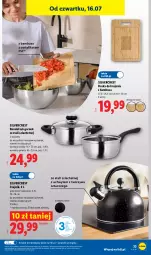 Gazetka promocyjna Lidl - Katalog ważny od 13.07 - Gazetka - ważna od 18.07 do 18.07.2026 - strona 39 - produkty: Silvercrest, Garnek, Czajnik, Deska do krojenia, Rondel