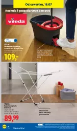 Gazetka promocyjna Lidl - Katalog ważny od 13.07 - Gazetka - ważna od 18.07 do 18.07.2026 - strona 42 - produkty: Noż, Mop, Kuchnia, Vileda, Wiadro, Suszarka, Suszarka na pranie