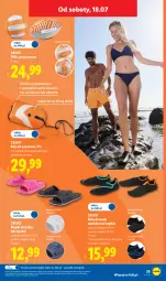 Gazetka promocyjna Lidl - Katalog ważny od 13.07 - Gazetka - ważna od 18.07 do 18.07.2026 - strona 45 - produkty: Klapki, Ubrania, Por, Buty do wody, Buty