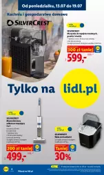 Gazetka promocyjna Lidl - Katalog ważny od 13.07 - Gazetka - ważna od 18.07 do 18.07.2026 - strona 6 - produkty: Silvercrest, Odkurzacz, Mop, Gra, Kuchnia, Szynka, Maszynka, Akumulator