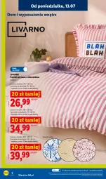 Gazetka promocyjna Lidl - Katalog ważny od 13.07 - Gazetka - ważna od 18.07 do 18.07.2026 - strona 8 - produkty: Ivar, Pościel, Poszewka