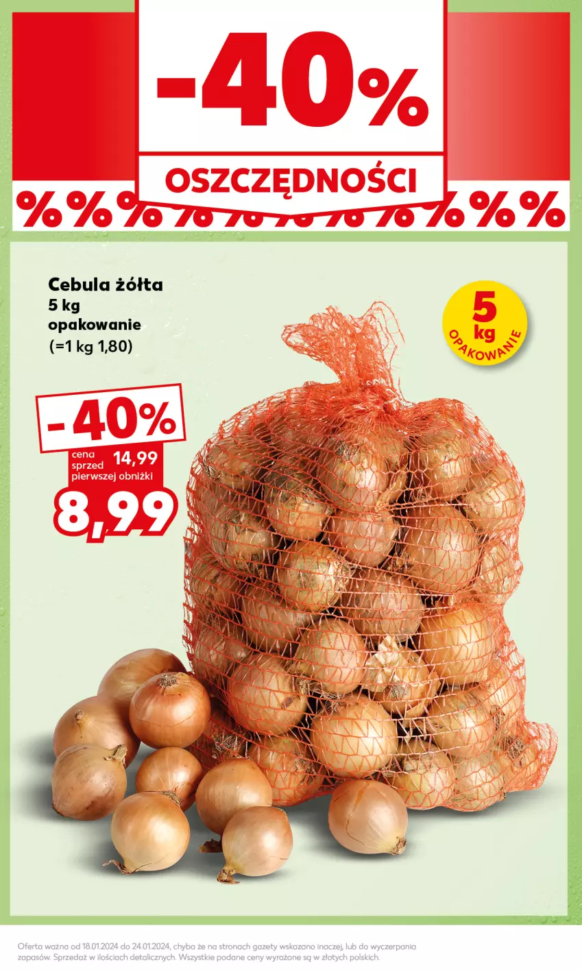 Gazetka promocyjna Kaufland - Mocny Start - ważna 22.01 do 24.01.2024 - strona 11 - produkty: Cebula