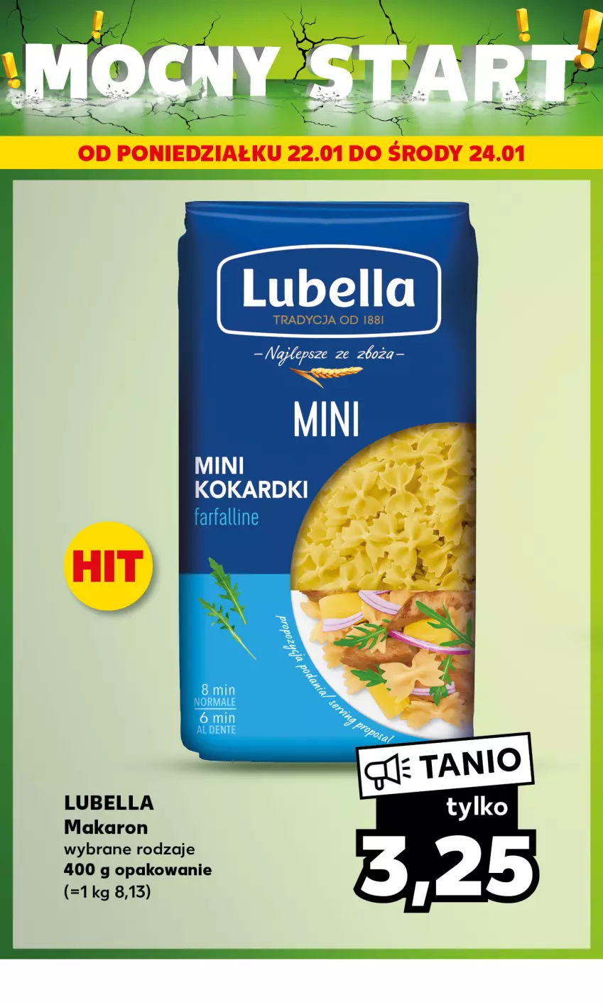 Gazetka promocyjna Kaufland - Mocny Start - ważna 22.01 do 24.01.2024 - strona 4 - produkty: Bell, Bella, Fa, Lubella, Makaron