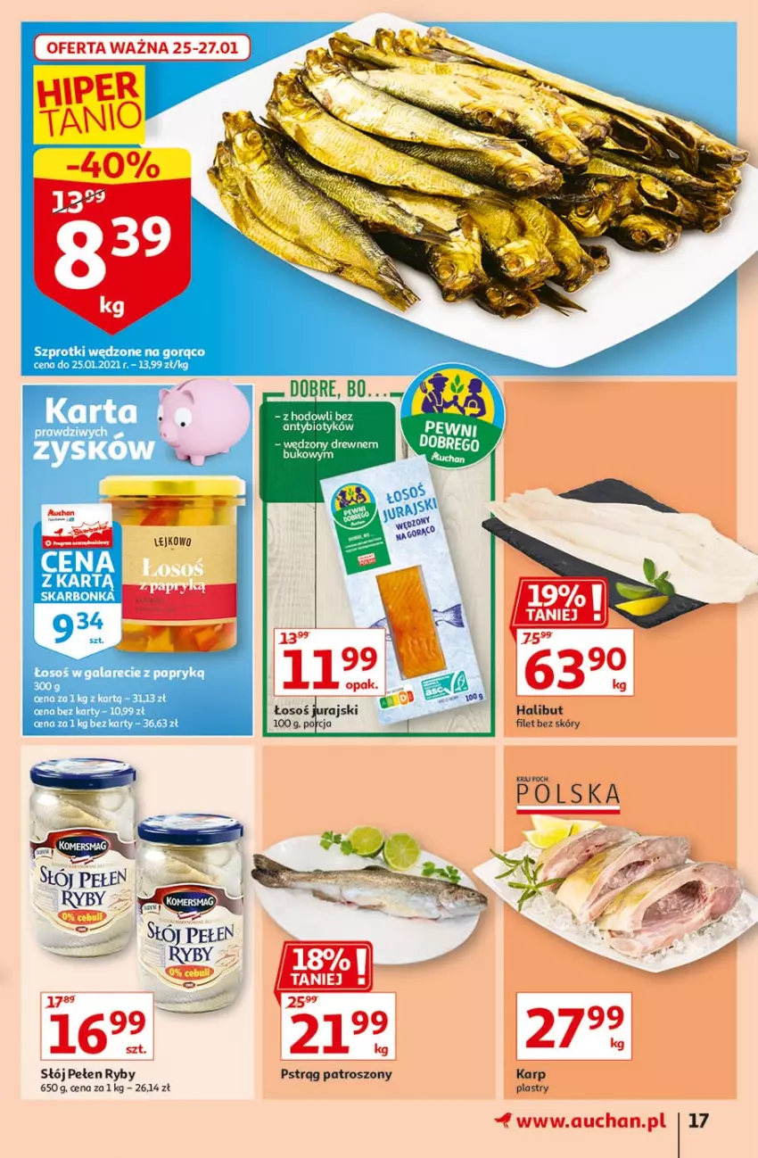 Gazetka promocyjna Auchan - Zbijamy ceny 2 Hipermarkety - ważna 21.01 do 27.01.2021 - strona 17