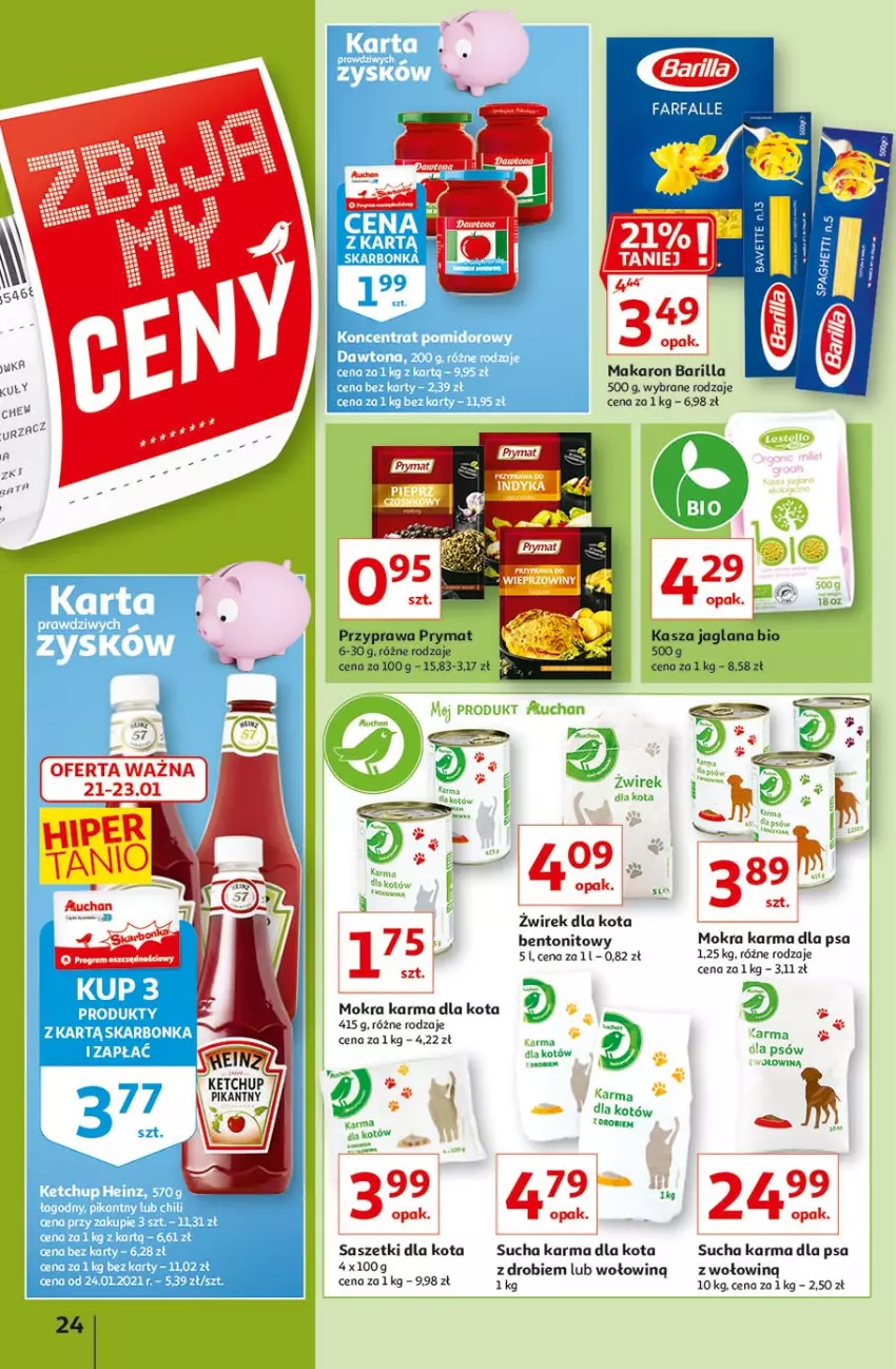 Gazetka promocyjna Auchan - Zbijamy ceny 2 Hipermarkety - ważna 21.01 do 27.01.2021 - strona 24