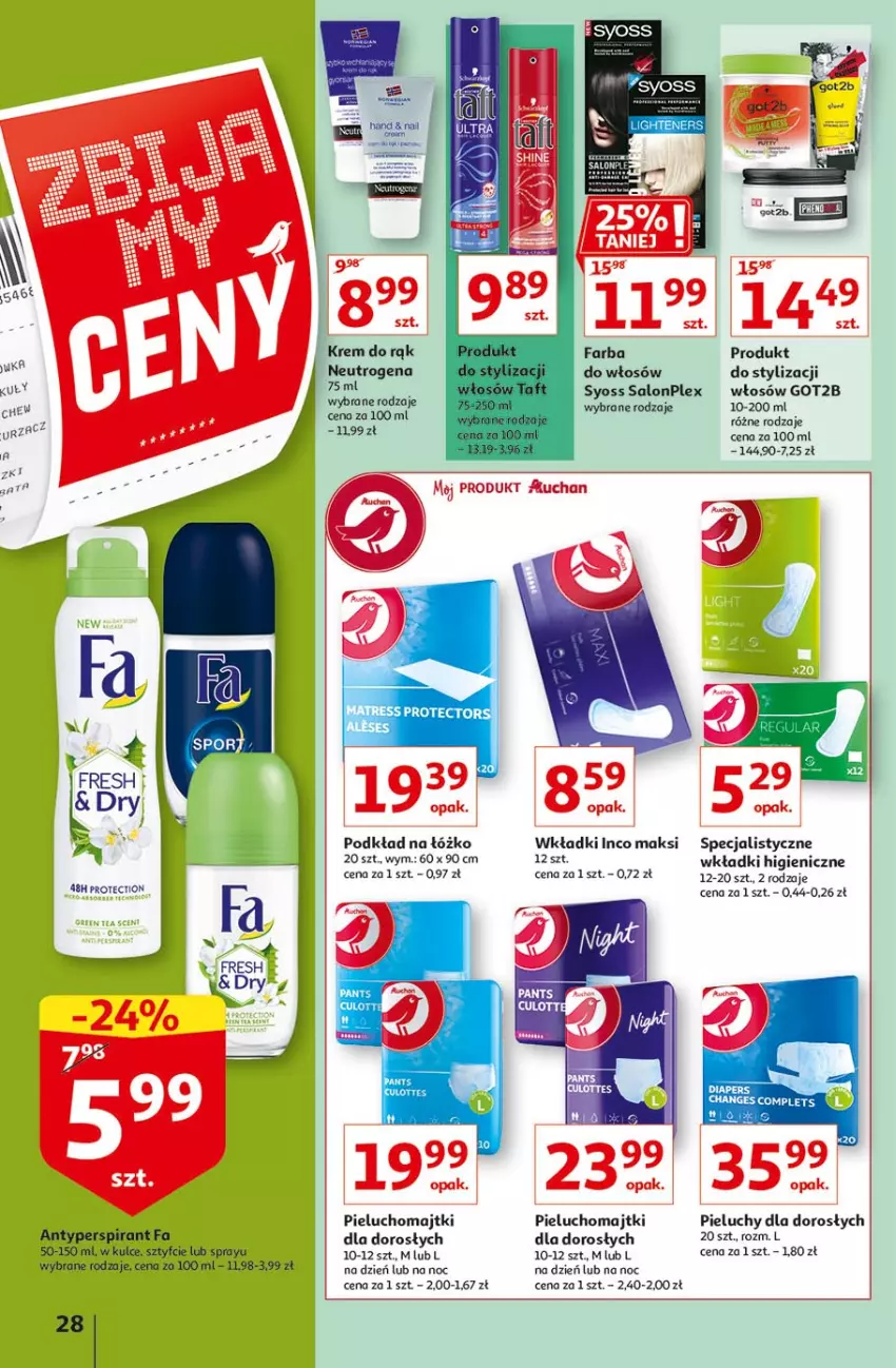 Gazetka promocyjna Auchan - Zbijamy ceny 2 Hipermarkety - ważna 21.01 do 27.01.2021 - strona 28