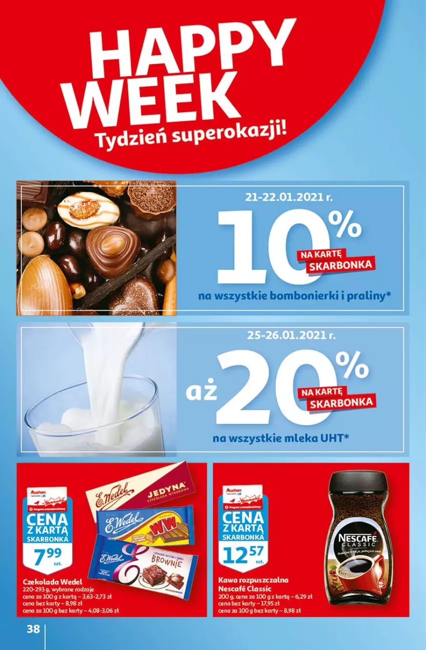 Gazetka promocyjna Auchan - Zbijamy ceny 2 Hipermarkety - ważna 21.01 do 27.01.2021 - strona 38