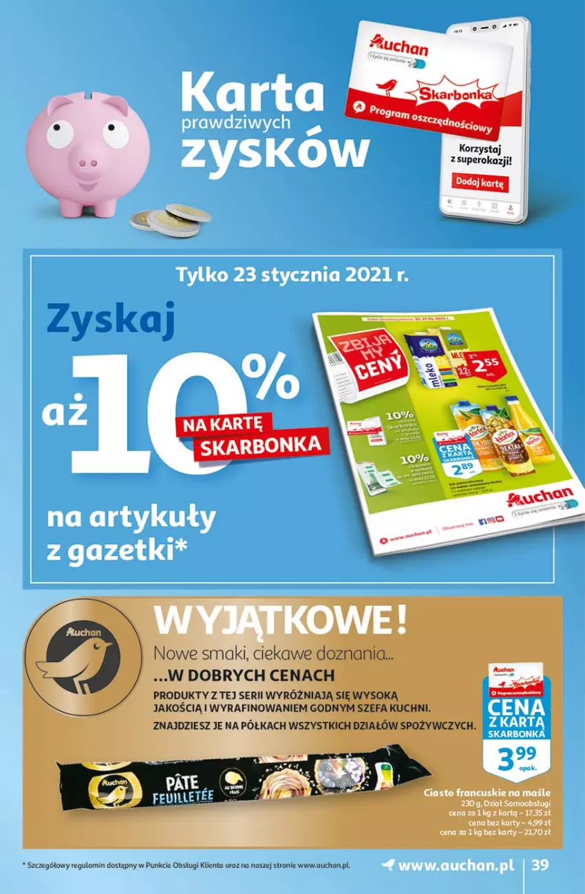 Gazetka promocyjna Auchan - Zbijamy ceny 2 Hipermarkety - ważna 21.01 do 27.01.2021 - strona 39