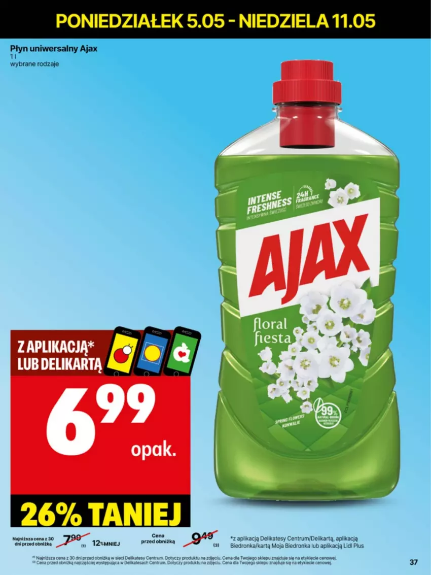 Gazetka promocyjna Delikatesy Centrum - Franczyza DC19 Poniedziałek - ważna 05.05 do 11.05.2025 - strona 37 - produkty: Ajax, Dron, Rum