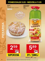 Gazetka promocyjna Delikatesy Centrum - Franczyza DC19 Poniedziałek - Gazetka - ważna od 11.05 do 11.05.2025 - strona 18 - produkty: Pączek, Rum, Róża, Chleb tostowy, Chleb