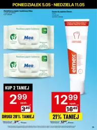 Gazetka promocyjna Delikatesy Centrum - Franczyza DC19 Poniedziałek - Gazetka - ważna od 11.05 do 11.05.2025 - strona 35 - produkty: Rum, Papier, Stek, Pasta do zębów, Papier toaletowy, Elmex, Nawilżany papier