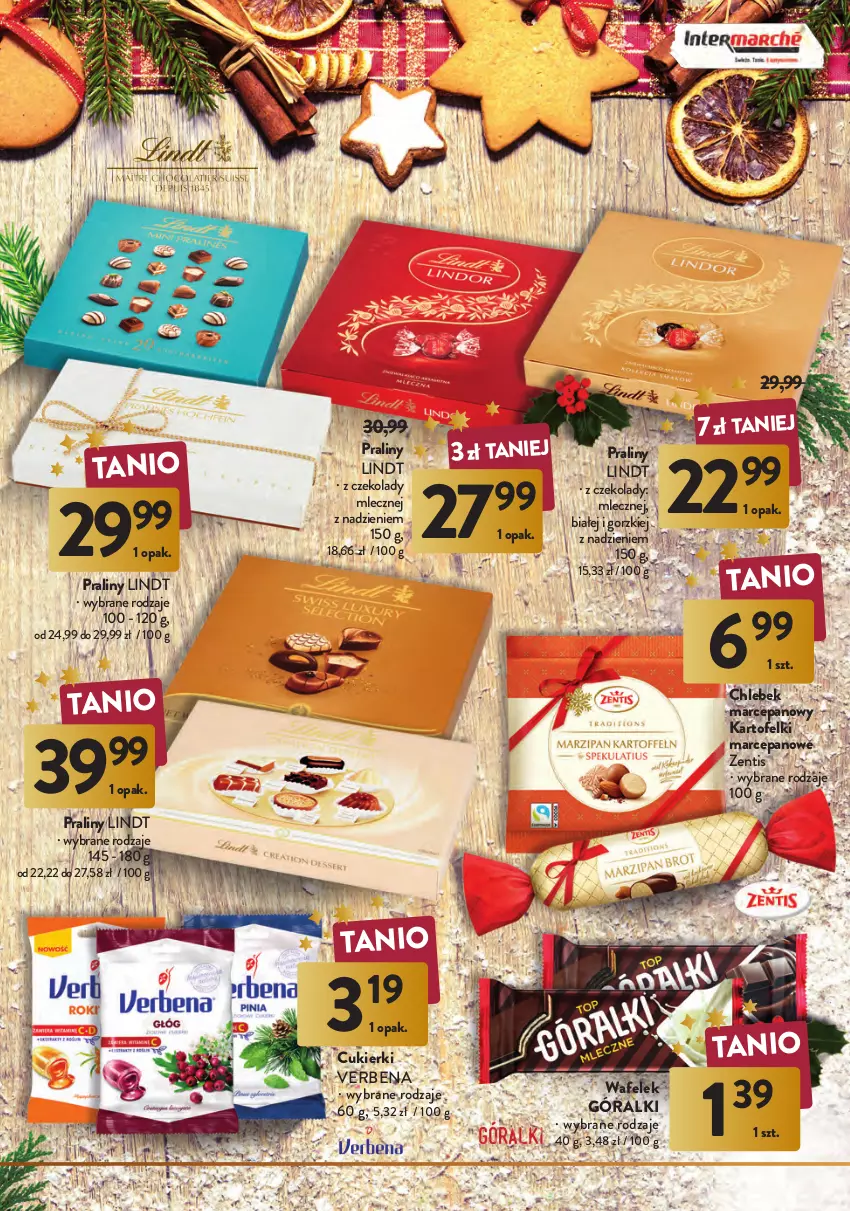 Gazetka promocyjna Intermarche - Gazetka Intermarche - ważna 08.12 do 24.12.2022 - strona 11 - produkty: Chleb, Cukier, Cukierki, Dallmayr, Dilmah, Góralki, Herbata, Herbata czarna, Kartofelki marcepanowe, Kawa, Kawa rozpuszczalna, Kawa ziarnista, Lavazza, Lindt, Praliny, Wafelek