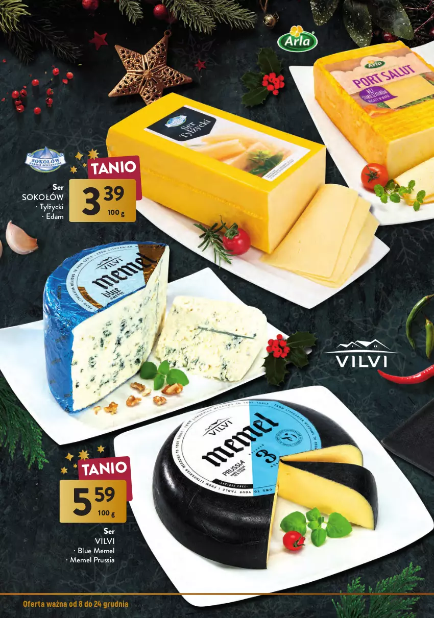 Gazetka promocyjna Intermarche - Gazetka Intermarche - ważna 08.12 do 24.12.2022 - strona 4 - produkty: Bursztyn, Cheddar, Edam, Havarti, Por, Ser, Ser pleśniowy, Sok, Sokołów