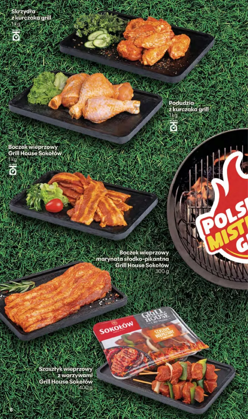 Gazetka promocyjna Delikatesy Centrum - Franczyza DC27 Czwartek - ważna 02.07 do 08.07.2026 - strona 8 - produkty: Grill, Kurczak, Sok, Sokołów, Warzywa
