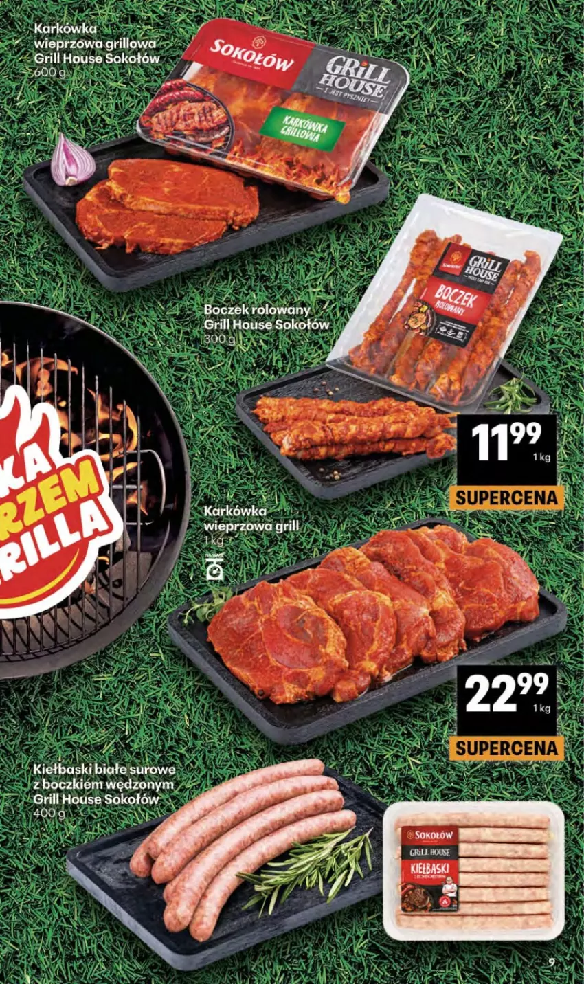 Gazetka promocyjna Delikatesy Centrum - Franczyza DC27 Czwartek - ważna 02.07 do 08.07.2026 - strona 9 - produkty: Boczek, Grill