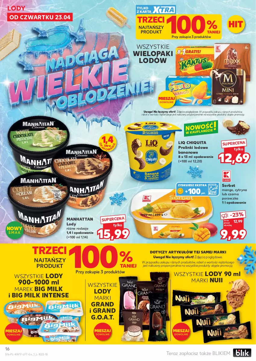 Gazetka promocyjna Ziko - Gazetka Ziko Dermo - ważna 22.04 do 27.05.2026 - strona 16 - produkty: Big Milk, Gra, Lody, Mango, Por, Tera, Waga