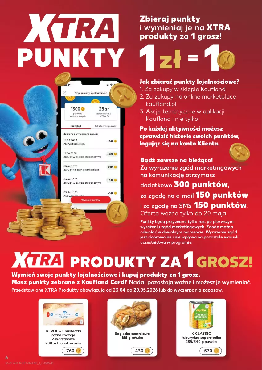 Gazetka promocyjna Ziko - Gazetka Ziko Dermo - ważna 22.04 do 27.05.2026 - strona 6 - produkty: Bagietka, Bagietka czosnkowa, Chusteczki, Gra, Kukurydza