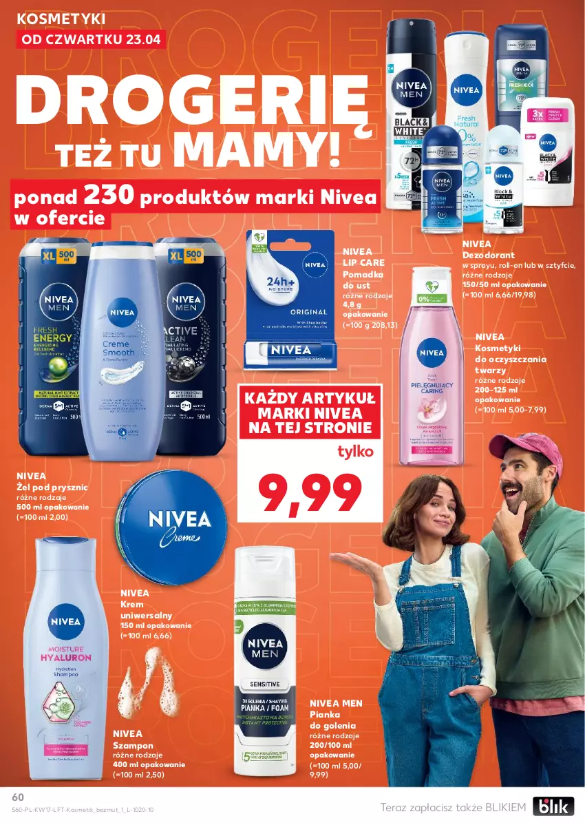 Gazetka promocyjna Ziko - Gazetka Ziko Dermo - ważna 22.04 do 27.05.2026 - strona 60 - produkty: Dezodorant, Krem uniwersalny, Nivea, Nivea Men, Pianka do golenia, Szampon, Tera
