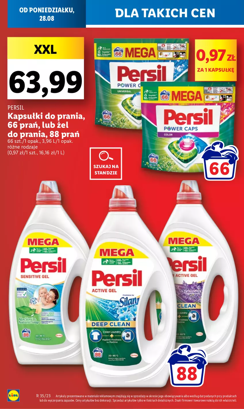 Gazetka promocyjna Lidl - GAZETKA - ważna 28.08 do 02.09.2023 - strona 16 - produkty: Kapsułki do prania, Persil