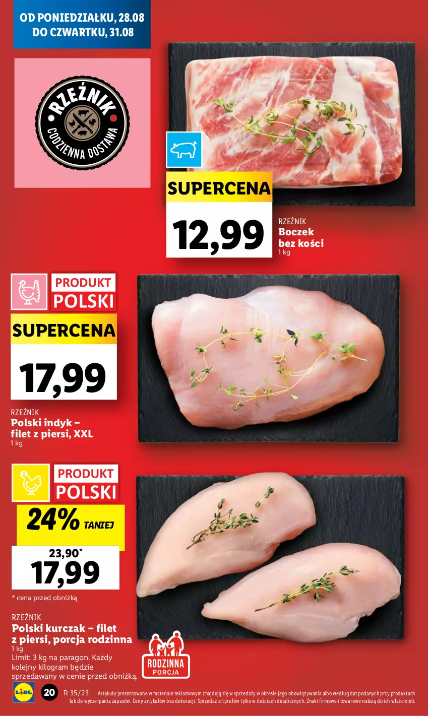 Gazetka promocyjna Lidl - GAZETKA - ważna 28.08 do 02.09.2023 - strona 34 - produkty: Boczek, Boczek bez kości, Gra, Kurczak, Olej, Por