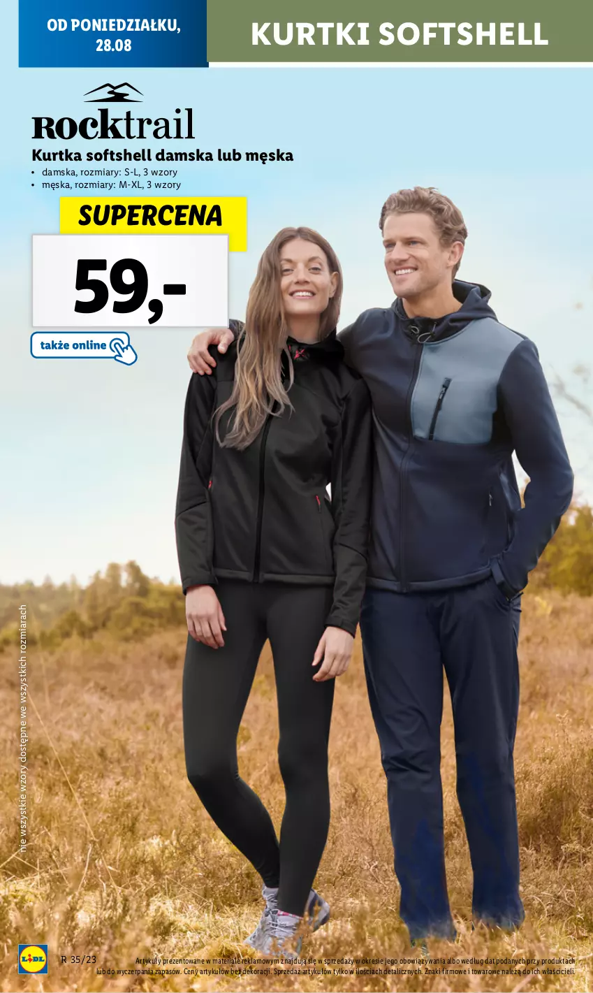 Gazetka promocyjna Lidl - GAZETKA - ważna 28.08 do 02.09.2023 - strona 70 - produkty: Kurtka, Kurtka softshell