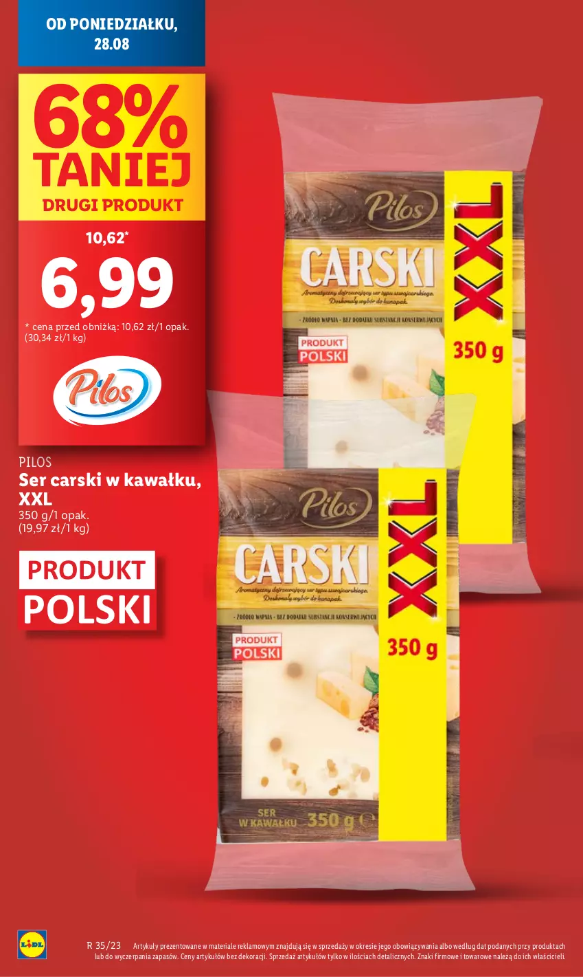 Gazetka promocyjna Lidl - GAZETKA - ważna 28.08 do 02.09.2023 - strona 8 - produkty: Cars, Kawa, Pilos, Ser