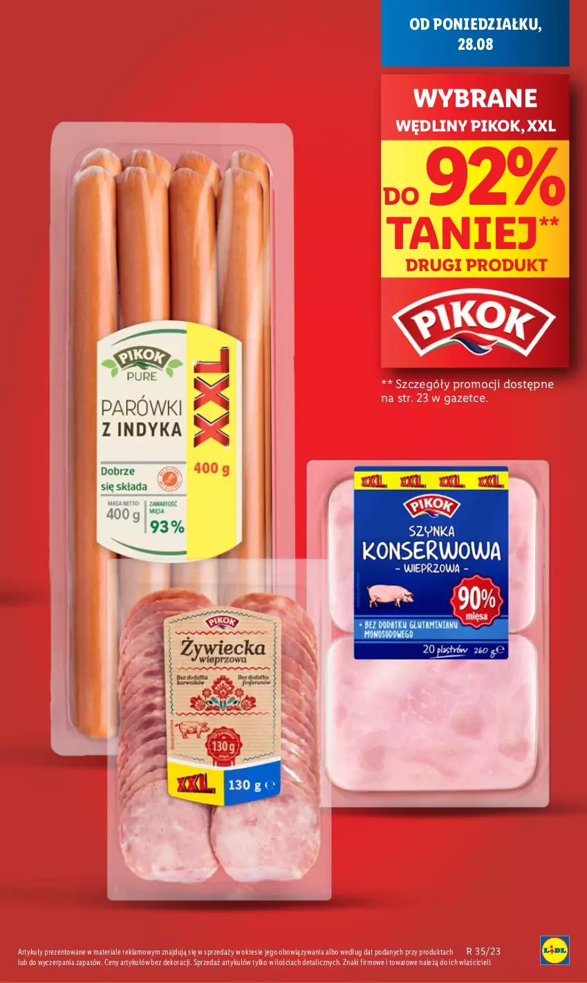 Gazetka promocyjna Lidl - GAZETKA - ważna 28.08 do 02.09.2023 - strona 9 - produkty: PIKOK