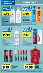 Gazetka promocyjna Lidl - GAZETKA - Gazetka - ważna od 02.09 do 02.09.2023 - strona 58 - produkty: Elseve, Płyn micelarny, Pasta do zębów, L’Oréal, Szampon, Garnier, Lakier hybrydowy, Colgate, Olej, Lakier, LG