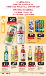 Gazetka promocyjna Netto - Artykuły spożywcze - Gazetka - ważna od 09.11 do 09.11.2024 - strona 20 - produkty: Piwa, Piwo, Gra, Kasztelan, Heineken, Desperados, Piwo jasne, Corona Extra, Limonka