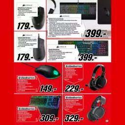 Gazetka promocyjna Media Markt - Gazetka Media Markt - Gazetka - ważna od 31.12 do 31.12.2021 - strona 13 - produkty: Por, Gra, Rama, Słuchawki, Klawiatura, Mikrofon, Stek, Podkładka, Mysz bezprzewodowa, Mysz, Słuchawki gamingowe, Podkładka pod mysz, Waga, Podkład