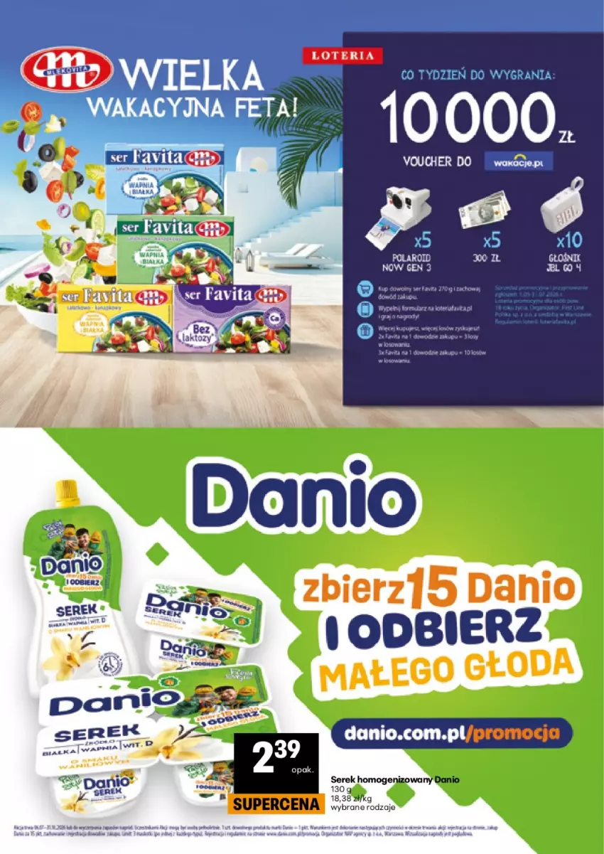 Gazetka promocyjna Delikatesy Centrum - Katalog Lato DC27-DC28-DC29 - ważna 02.07 do 22.07.2026 - strona 6 - produkty: Bezy, Danio, Gaga, Gra, Ser, Serek, Serek homogenizowany