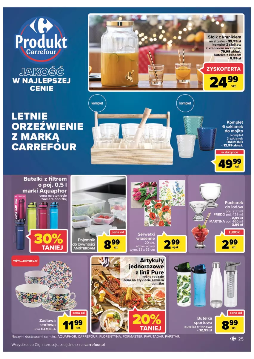 Gazetka promocyjna Carrefour - Gazetka Carrefour Zyskoteka - ważna 19.07 do 30.07.2022 - strona 25 - produkty: Aquaphor, Pojemnik, Pur