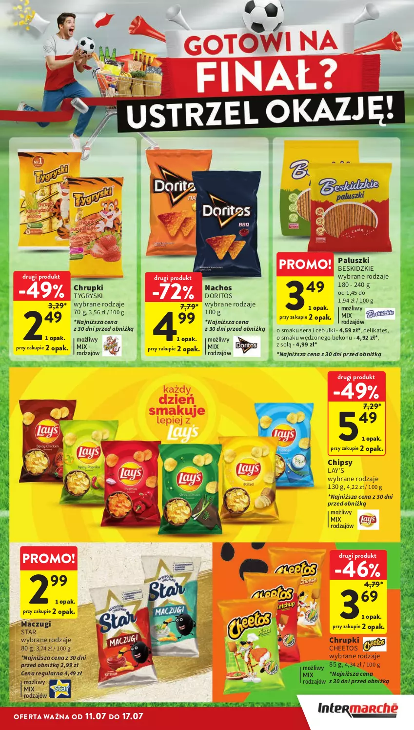 Gazetka promocyjna Intermarche - Gazetka Intermarche - ważna 11.07 do 17.07.2024 - strona 27 - produkty: Beko, Beskidzki, Cheetos, Chipsy, Chrupki, Gry, Ser