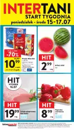 Gazetka promocyjna Intermarche - Gazetka Intermarche - Gazetka - ważna od 17.07 do 17.07.2024 - strona 40 - produkty: Papryka czerwona, Papryka, Mleczko, Ptasie mleczko, E. Wedel, Arbuz, Schab bez kości